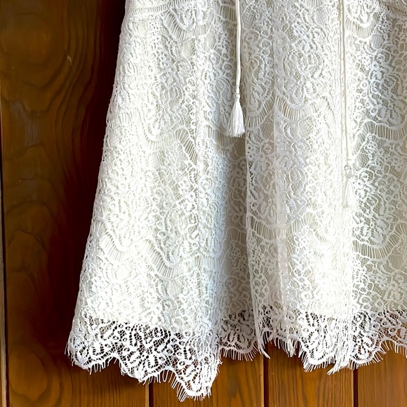 Adelyn Rae Tie Front Lace Dress - Picture 3 of 5